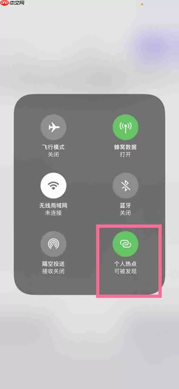 苹果手机物联卡lte热点怎么开