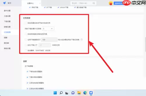 迅雷11怎么设置任务管理?迅雷11设置任务管理教程