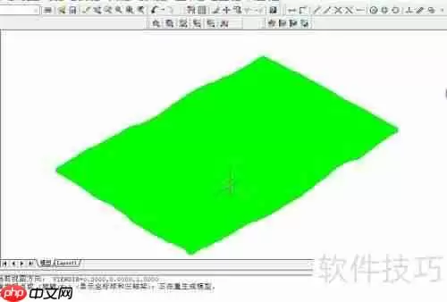 AutoCAD与CASS软件绘制三维模型的方法探索