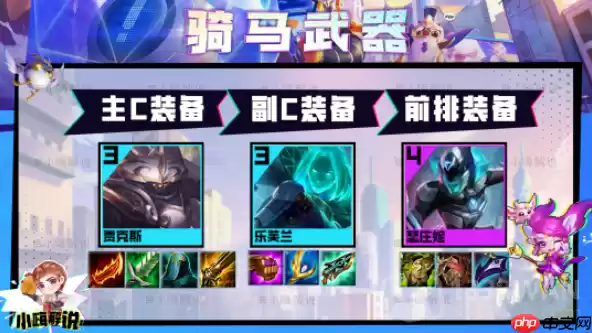 云顶之弈s8.5骑马武器阵容怎么玩-s8.5骑马武器阵容推荐