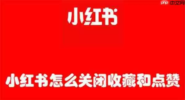 小红书怎么关闭收藏和点赞