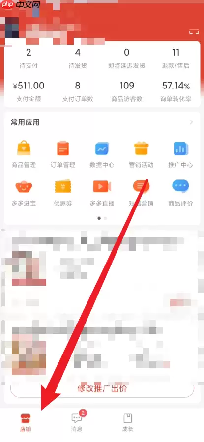 拼多多商家版机器人数据在哪里看