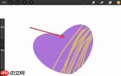 Procreate怎么填色不出框