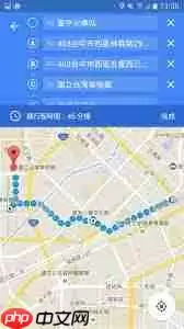 google地图手机版如何移动