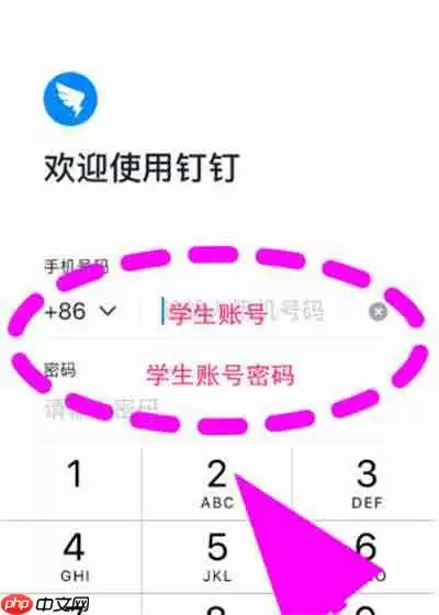 钉钉怎么生成学生账号