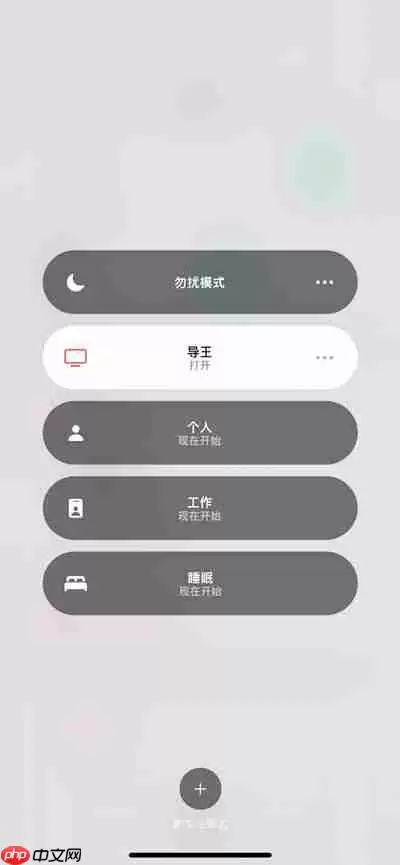 ios15导王模式是什么意思