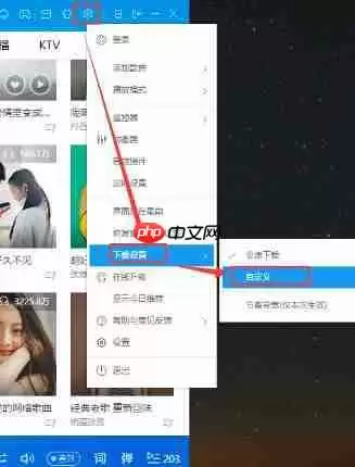 酷狗音乐如何设置下载歌曲文件位置？设置下载歌曲文件位置步骤分享