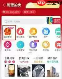 如何进入阿里拍卖司法拍卖