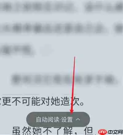 番茄小说怎么退出自动阅读模式