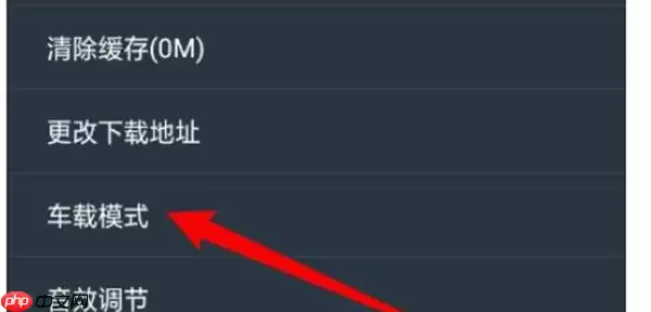 dj多多怎么开启车载模式
