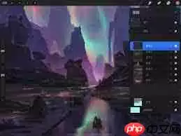 procreate手势控制面板如何设置