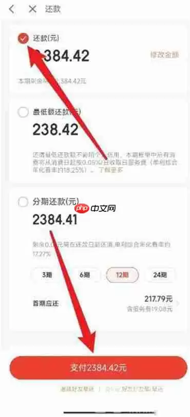 京东白条还款怎么一次还清
