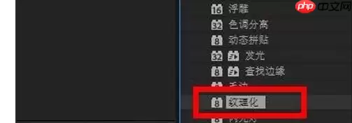 AE怎么制作纹理化效果？纹理化效果制作技巧分享