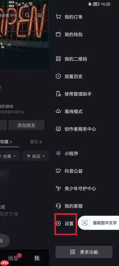 抖音字体怎么调整