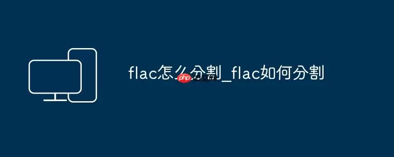 flac怎么分割_flac如何分割