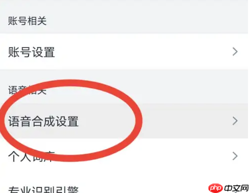 讯飞语记怎么改声音