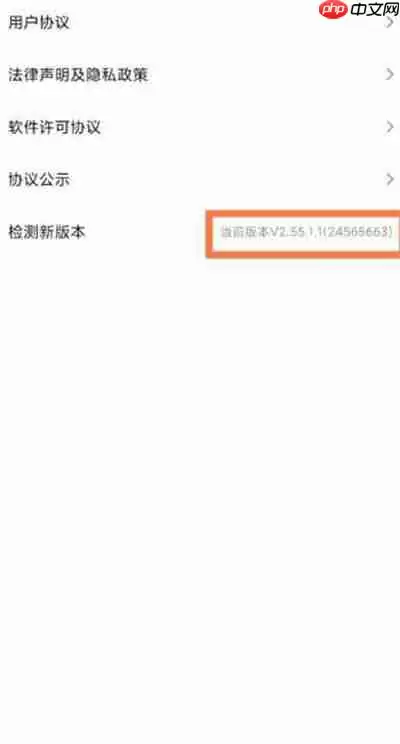 点淘如何查看当前版本号