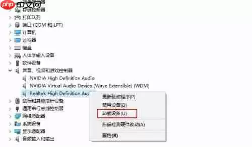 Realtek HD Audio音频驱动如何卸载-Realtek HD Audio音频驱动方法