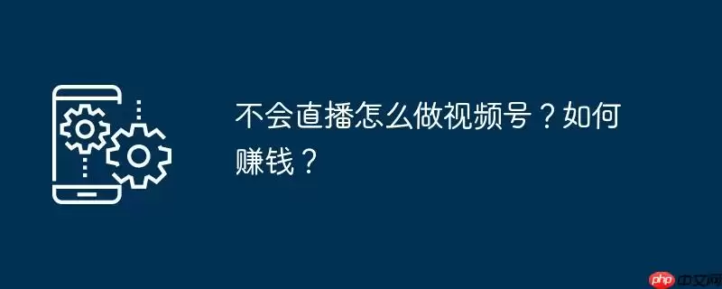 不会直播怎么做视频号？如何赚钱？