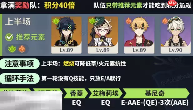 原神机谋变策战记第二关怎么过 熊熊烈放的蔓草高配通关攻略