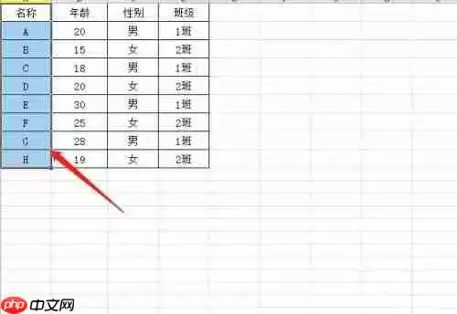 excel表格如何固定第一列不动?excel表格固定第一列不动的方法