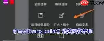 medibang paint如何缩小图片