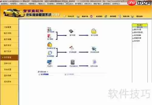 汽车维修管理软件平台的功能介绍