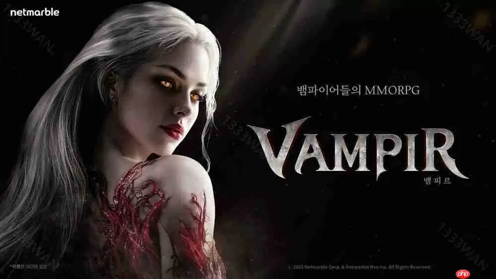 《天堂 2革命》核心团队参与制作 MMORPG《VAMPIR》亮相 预计 2025 年内于韩国推出