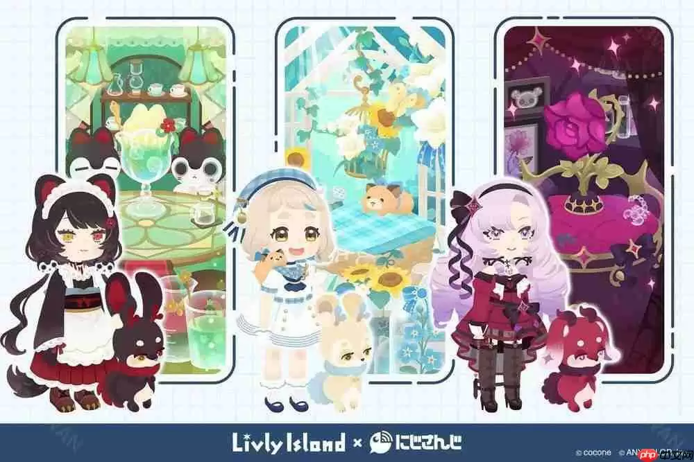 《宠物岛 Livly Island》×「NIJISANJI」联名活动开启 与虚拟主播共同研究的限定企画登场
