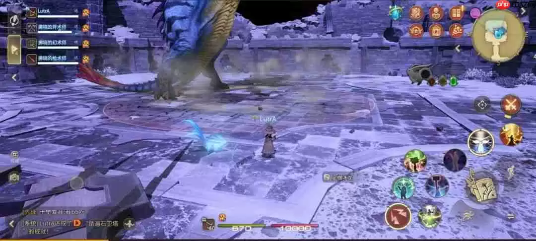 最终幻想14水晶世界对龙城塞石卫塔副本攻略