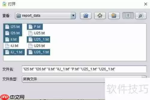 PQREPORT软件生成统计报表的方法