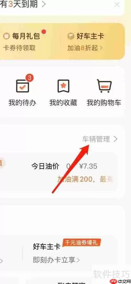 平安好车主：轻松找到车辆管理功能