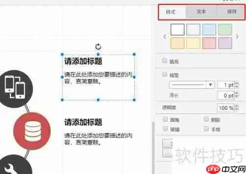 流程图模板套用编辑流程图