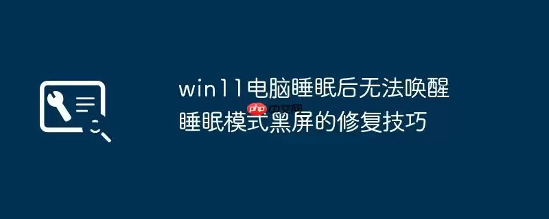 win11电脑睡眠后无法唤醒 睡眠模式黑屏的修复技巧