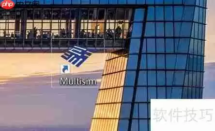 Multisim电路仿真软件中电阻元件的放置方法