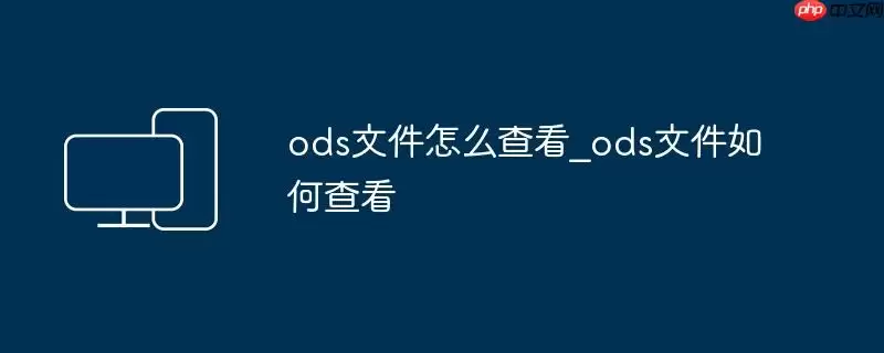 ods文件怎么查看_ods文件如何查看