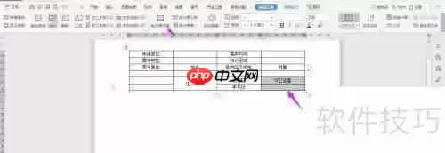 WPS2019 Word制作车辆管理派车单教程