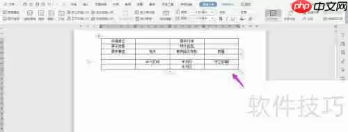 WPS2019 Word制作车辆管理派车单教程