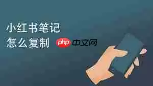 小红书如何复制别人文案