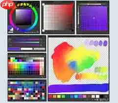 painter怎么固定调色盘