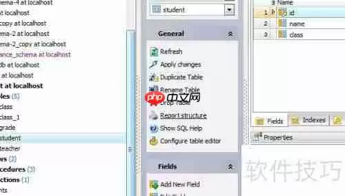 Maestro导出PDF格式数据库表报告的方法