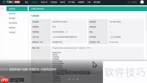 中国药品审评数据库：全面了解药品审批信息