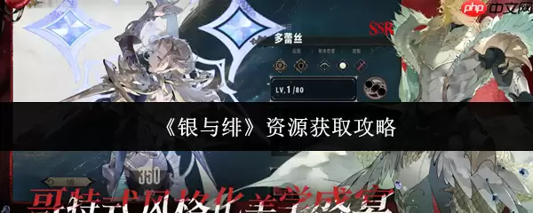 银与绯新手必看!每日资源获取路线图