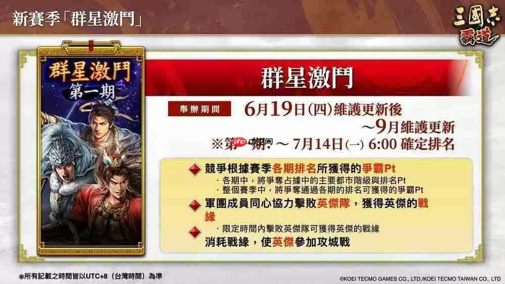 《三国志：霸道》新赛季「群星激斗」开幕 全新 LR 武将「魏延」、「管夷吾」登场