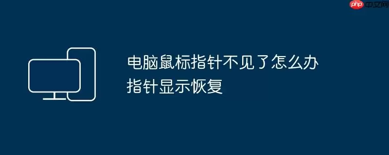 电脑鼠标指针不见了怎么办 指针显示恢复