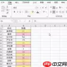 Excel表格怎样根据数据填充颜色