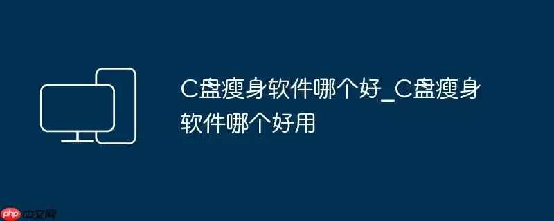 C盘瘦身软件哪个好_C盘瘦身软件哪个好用