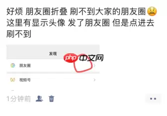 朋友圈更新看不到怎么回事 朋友圈更新显示头像点进去没有