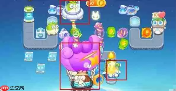 保卫萝卜4太空穿越第43关攻略