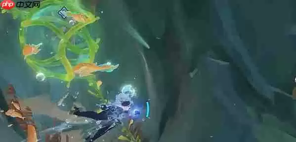 原神斩断海草操作方法